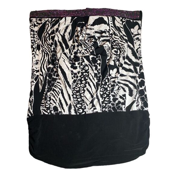 Black and White Tub Top - Picture 1 of 4